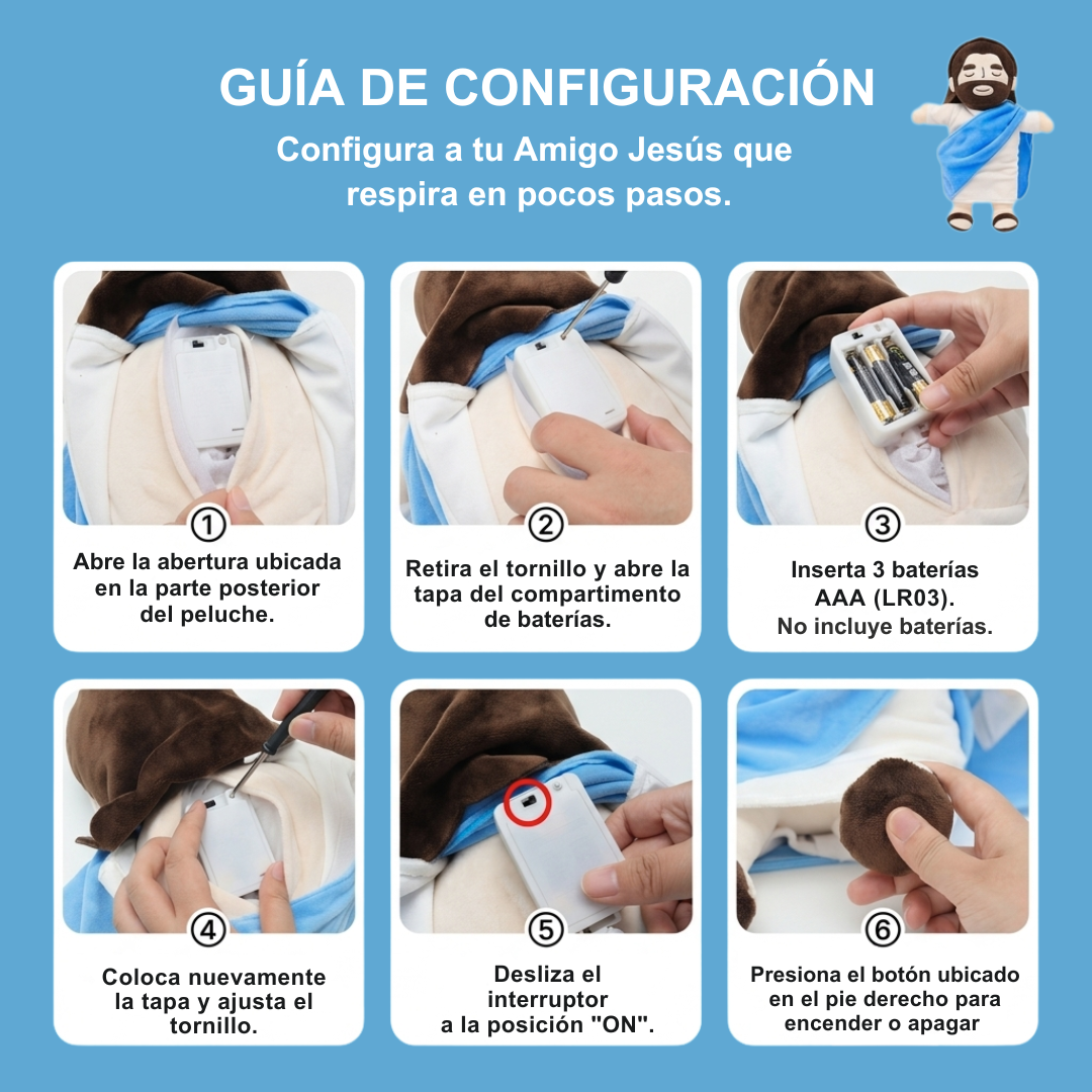 Mi Amigo Jesús Peluche Que Respira